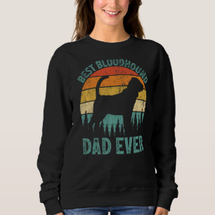 Camiseta Mens Vintage Melhor Pai de Bloodhound Alguma Vez D