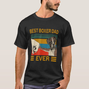 Camiseta Mens Vintage Melhor Pai De Cachorro  De Bump Ajust