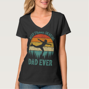 Camiseta Mens Vintage, Melhor Pai De Patinação Física Já Pa