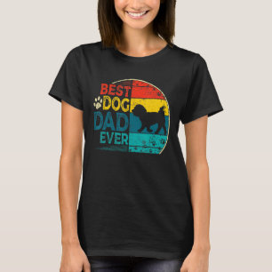 Camiseta Mens Vintage Melhor Pai Maltês de Cachorro Nunca P