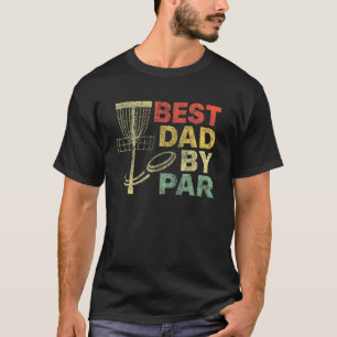 Camiseta Mens Vintage Melhor Pai Por Par Disk Golf
