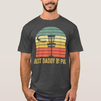 Camiseta Mens Vintage Melhor Pai Por Par Disk Golf Gift Men