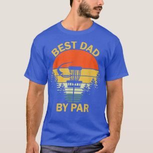 Camiseta Mens Vintage Melhor Pai Por Par Disk Golf TeMen Fa