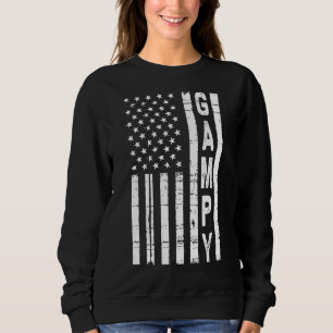Camiseta Mens Vintage Merica American Flag Gampy For Fathe