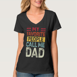 Camiseta Mens Vintage Meu Pessoas Favorito Me Chame De Pai 