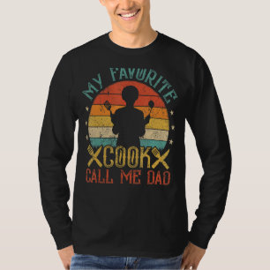 Camiseta Mens Vintage Meus Amigos Cook Favoritos Me Chamam