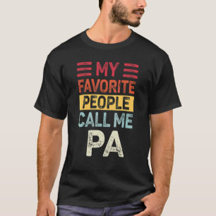 Camiseta Mens Vintage Minhas Pessoas Favoritas Me Chamam De