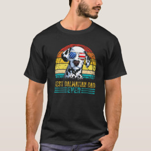 Camiseta Mens Vintage, o melhor Pai Dalmático de sempre