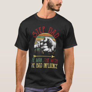 Camiseta Mens Vintage Passo Pai O Homem Mora Influência Rui