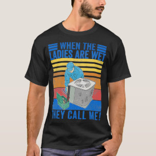 Camiseta Mens Vintage Quando As Mulheres Ficam Quentes Me C