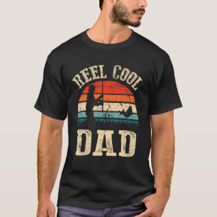 Camiseta Mens Vintage Reel PAI Peixes Legal Pais De Pesca D