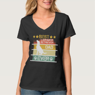 Camiseta Mens Vintage Retro Best Labrador Retriever Eve