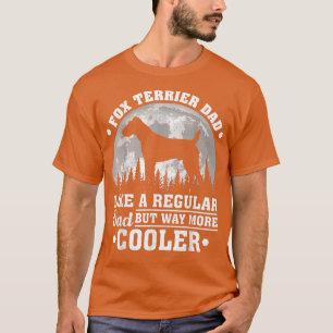 Camiseta Mens Vintage Retro Dog Engraçado Por Terrier Pai P