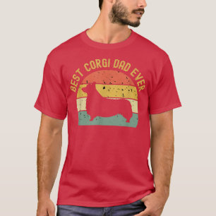 Camiseta Mens Vintage Retro Dog Lover Tee Melhor Pai De Cor