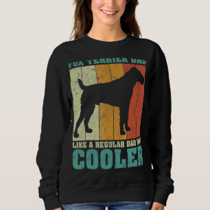 Camiseta Mens Vintage Retro Fox Terrier Pai Como Um Normal