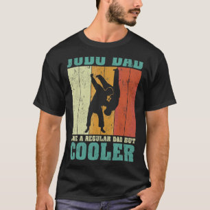 Camiseta Mens Vintage Retro Judo Pai Como Uma Gordura De Pa