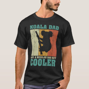 Camiseta Mens Vintage Retro Koala Pai Como Um Fa De Pai Reg