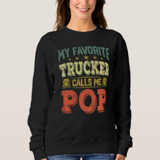 Camiseta Mens Vintage Retro Meu Caminhoneiro Favorito Me Ch
