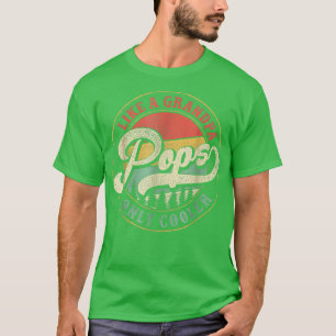 Camiseta Mens Vintage Retro Padre Pai, Pop Como Um Avô