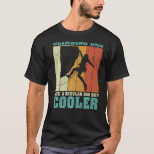 Camiseta Mens Vintage Retro Subindo Pai Como Um Pai Regular