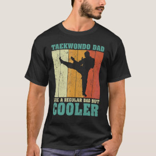 Camiseta Mens Vintage Retro Taekwondo Pai Como Um Da Normal