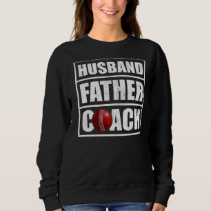 Camiseta Mens Vintage Style Marido Padre Cricket Coach Fa