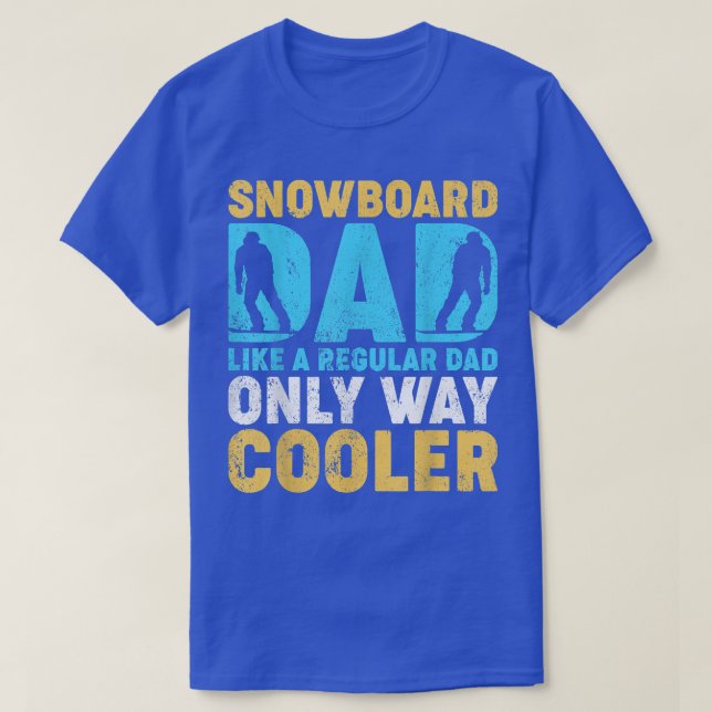 Camiseta Mens Vintage Style Snowboarding Lover Snowboard Da (Frente do Design)