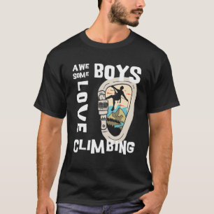 Camiseta Mens Vintage Subindo Carabineiro Adoráveis Menino