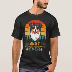 Camiseta Mens Vintage Sunset Melhor Pai Australiano De Past