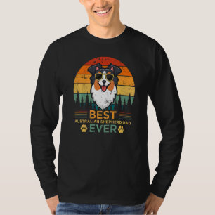 Camiseta Mens Vintage Sunset Melhor Pai Australiano De Past