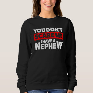 Camiseta Mens, você não me assusta Eu tenho um tio do sobri