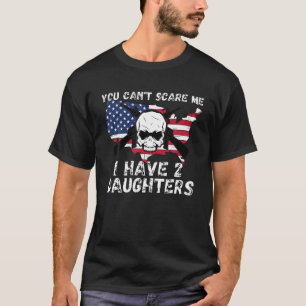 Camiseta Mens, você não pode me assustar, eu tenho duas f