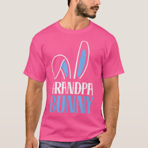 Camiseta Mens Vovô Bunny Costume Família Engraçada Correspo