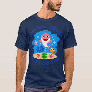 Camiseta Mens Vovó Tubarão-Presente Design