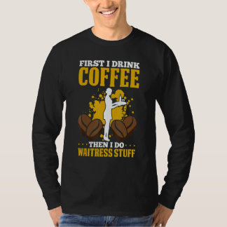 Camiseta Mens Waiter Waitress Server Work In Gastronomy 4