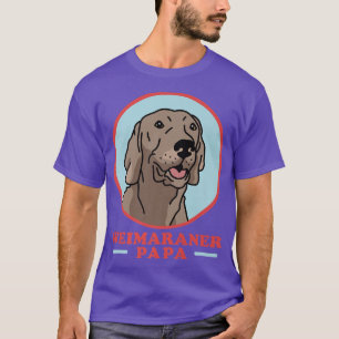 Camiseta Mens Weimaraner Papa Dog Owner Weimaraner 