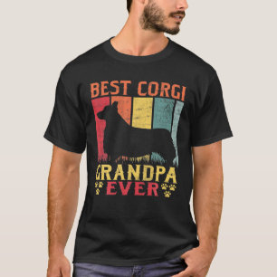 Camiseta Mens Welsh Corgi Avô Gift Dog Best Corgi Grand