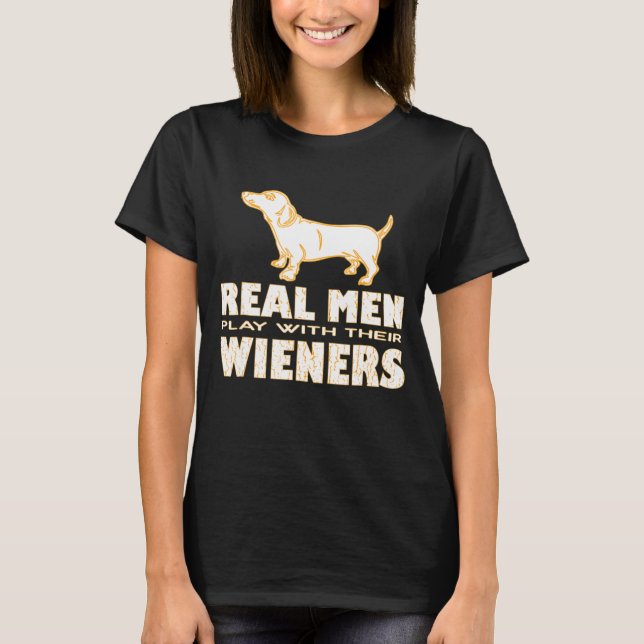 Camiseta Mens Wiener Dachshund (Frente)