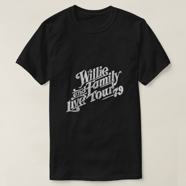 Camiseta Mens Willie And Family Live Tour 79 Tee Essential (Frente do Design)