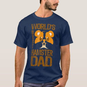 Camiseta Mens Words Melhor Pai De Hamster Dabbing Funny Ham