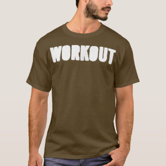 Camiseta Mens WORKOUT Gym Malhação Workout Bodybuilding Mot