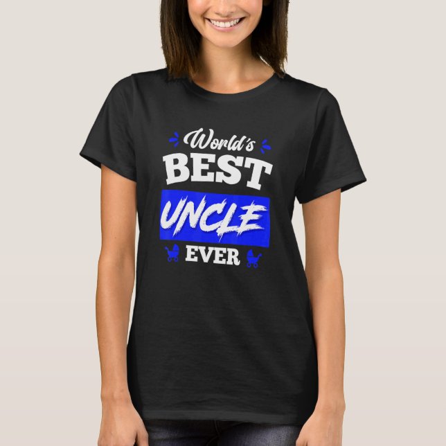 Camiseta Mens World s best Uncle ever Best Uncle (Frente)