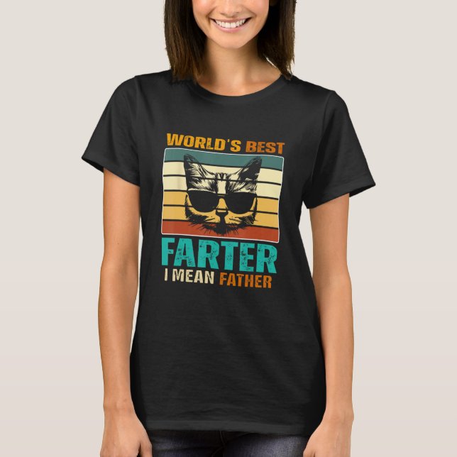Camiseta Mens Worlds Best Farter I Mean Father Best Dad Eve (Frente)
