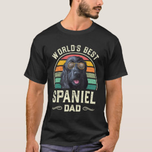 Camiseta Mens Worlds Best Spaniel Pai English Cocker Spanie