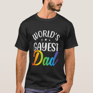 Camiseta Mens Worlds Gayest Lgbt Orgulho gay Pride Mont