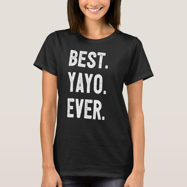 Camiseta Mens Yayo Avô Eu Amo Yayo Avô Espanhol Bes (Frente)