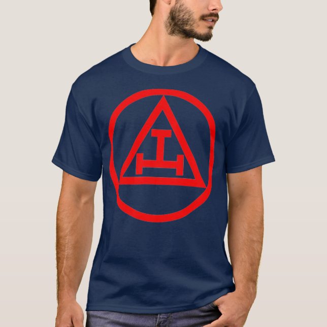 Camiseta Mens York Rite Royal Arch Freemasonry (Frente)