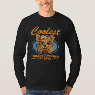 Camiseta Mens Yorkshire Terrier Dad Yorkie Dog Owner Yorksh