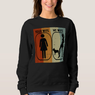Camiseta Mens Your Wife My Wife French Bulldog Frenchie Fo