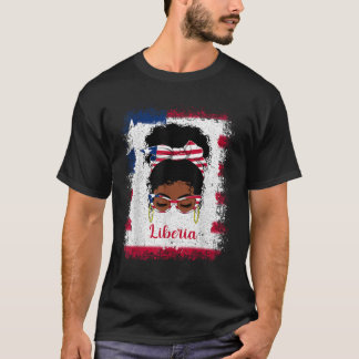Camiseta Mensageiro Bun Liberiano Libéria Bandeira Mulher M
